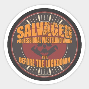 SALVAGED Ware Retro #4 Sticker